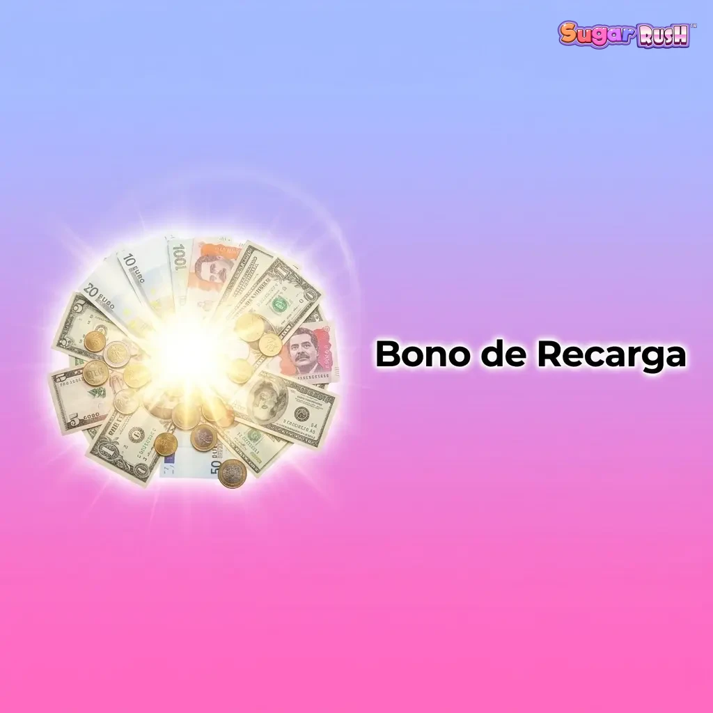 Bono de recarga en casino para seguir jugando Sugar Rush con saldo extra en depósitos posteriores