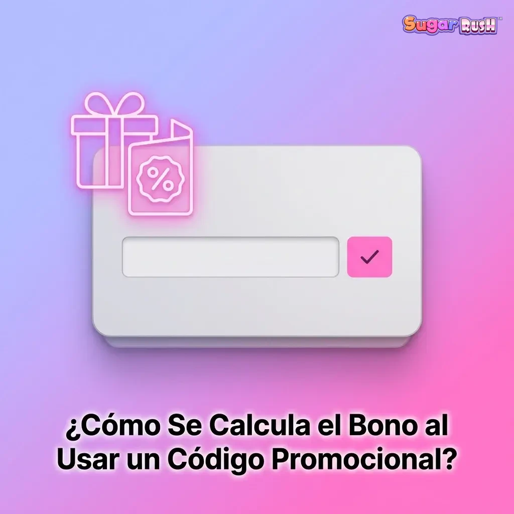 Cálculo de bono con código promocional Sugar Rush: porcentaje del depósito, tope máximo y ejemplos en MXN
