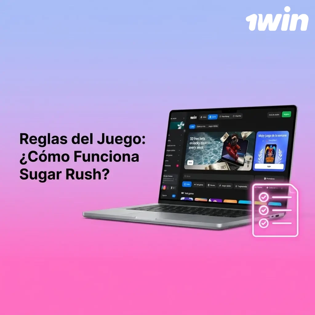 Cuadrícula 7x7 de Sugar Rush con símbolos en cascada, multiplicadores acumulables y giros gratis activados