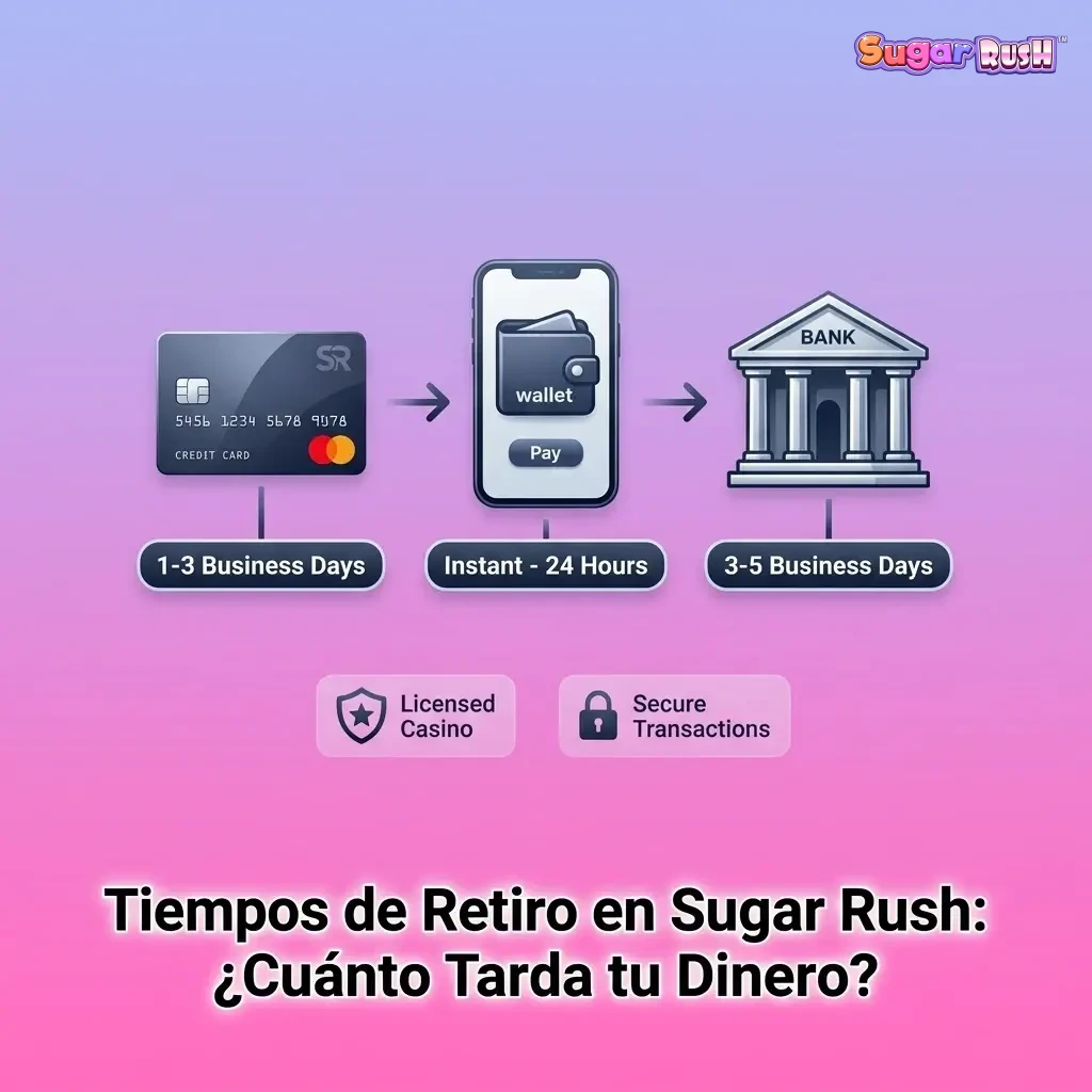 Tabla de tiempos de retiro en casinos Sugar Rush: cripto, SPEI, tarjetas y más métodos disponibles en México