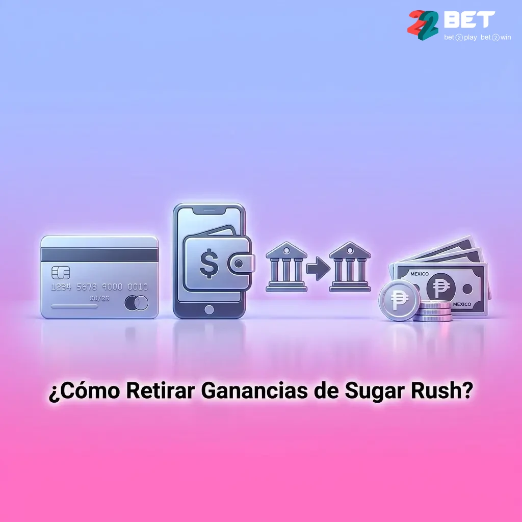 Pasos para retirar ganancias de Sugar Rush en la app de 22bet de forma segura y rápida