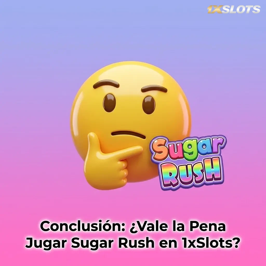 Tragamonedas Sugar Rush en 1xSlots con bono de bienvenida, RTP 96.50% y soporte en español para México