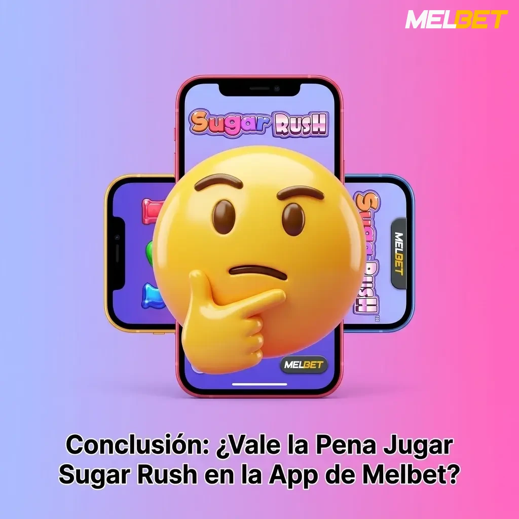 Pantalla del juego Sugar Rush en la app de Melbet con bono de bienvenida y métodos de pago para México
