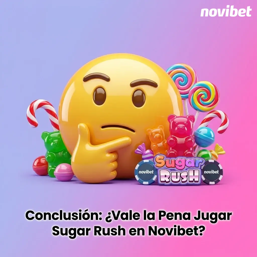 Juega Sugar Rush en Novibet México con bono, pagos OXXO y SPEI, RTP 96.50% y soporte 24h